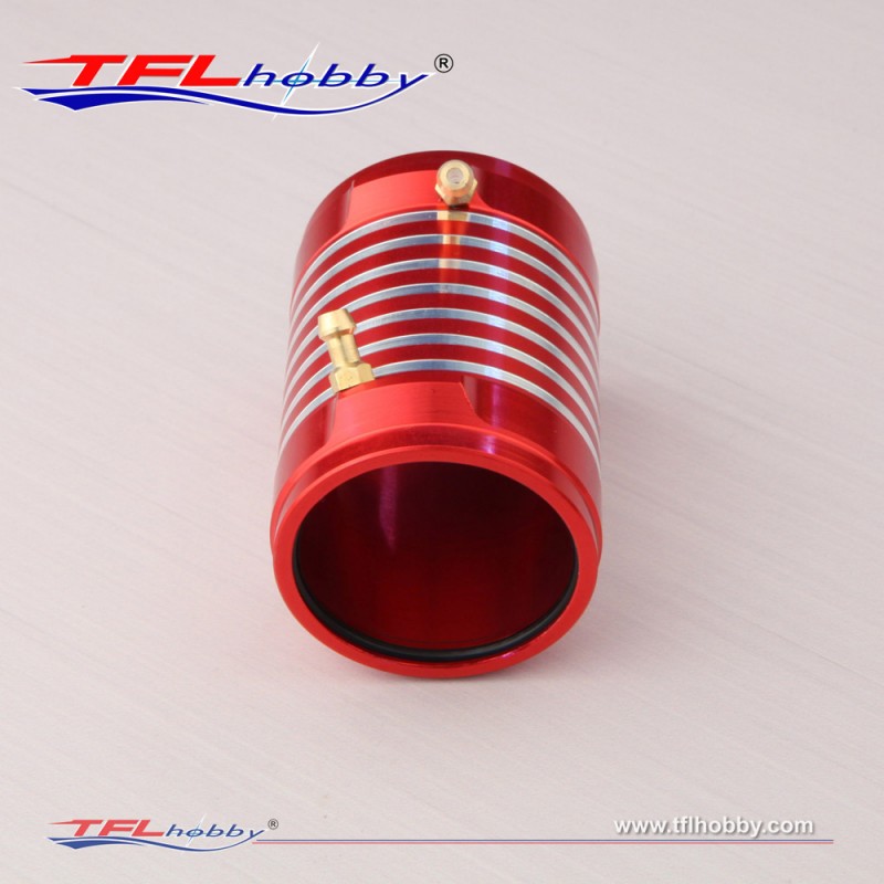 TFL Aluminum Water Cooling Jacket 36 Series for RC Boat Marine Motor Red 532B40R 