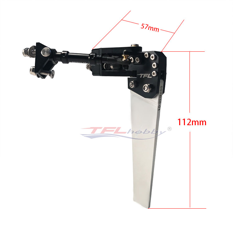 Push Pull Rc Rudder TFL Mid-size Offshore Cat Rudder system-push pull.(For Genesis and ...