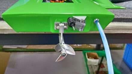 TFL Green Hornet Popeye V4 Carbon Fiber Hydro in Hot Green Gelcoat w/4082/2200kv motor & 180amp ESC. 4s-6s. - Image 4